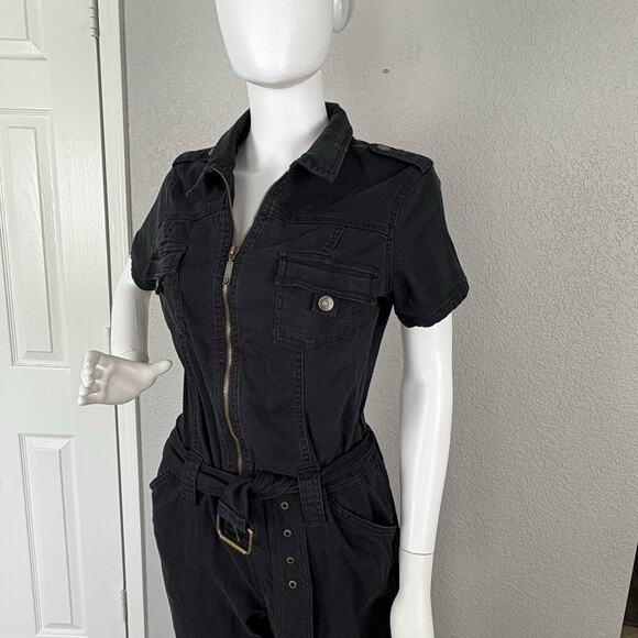 No Boundaries Vintage Y2K Jumpsuit SLIM FLARE Boiler Suit Coveralls Belted XL - Picture 5 of 6